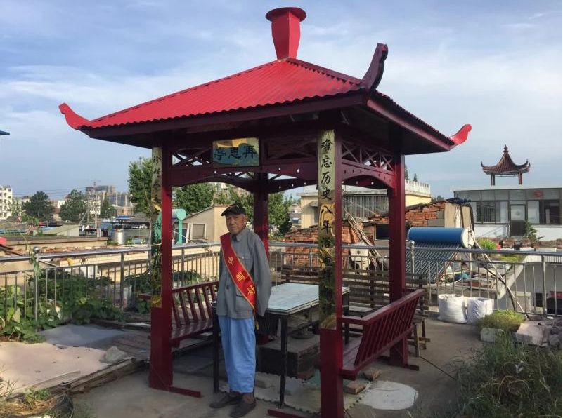 九旬抗战老兵 自费20多万元建起九座纪念亭