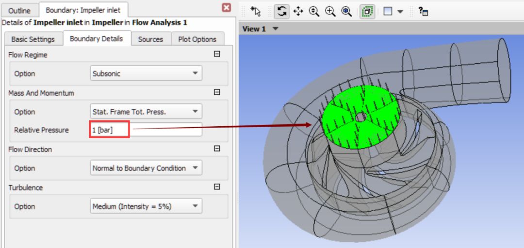 ANSYS CFX 带蜗壳离心泵性能仿真分析的图8