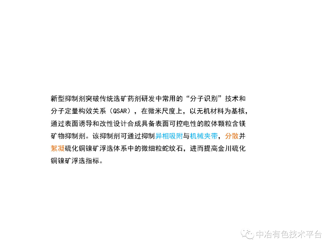 課堂 | 孫偉：金川銅鎳硫化礦降鎂藥劑探索的圖28