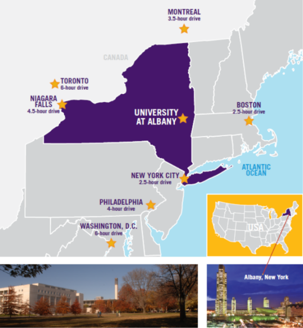 美国最新合作院校 纽约州立大学阿尔巴尼分校suny Albany 昂诺留学