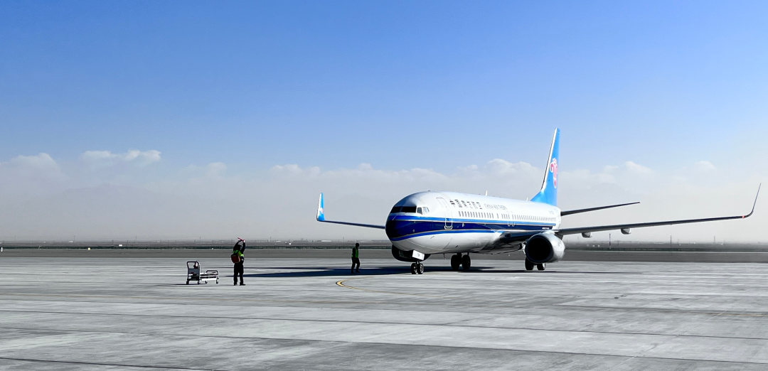 于田万方机场旅客吞吐量突破10万人次