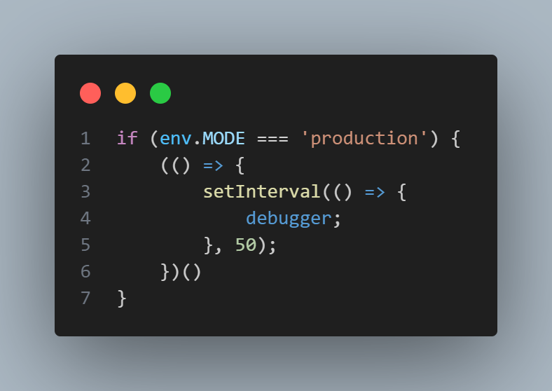 Js如何禁止用户调试你的网站页面？