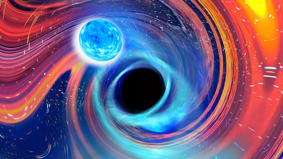 天文學家首次探測到黑洞吞噬中子星的圖1