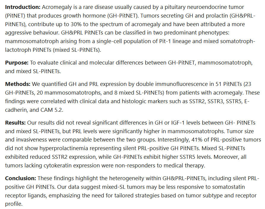病理切片快递怎么包装【文献快递】肢端肥大症的临床和病理谱：区分GH-PitNETs、泌乳素生长激素细胞瘤和混合性生长激素泌乳素细胞瘤_https://www.jmylbn.com_新闻资讯_第2张