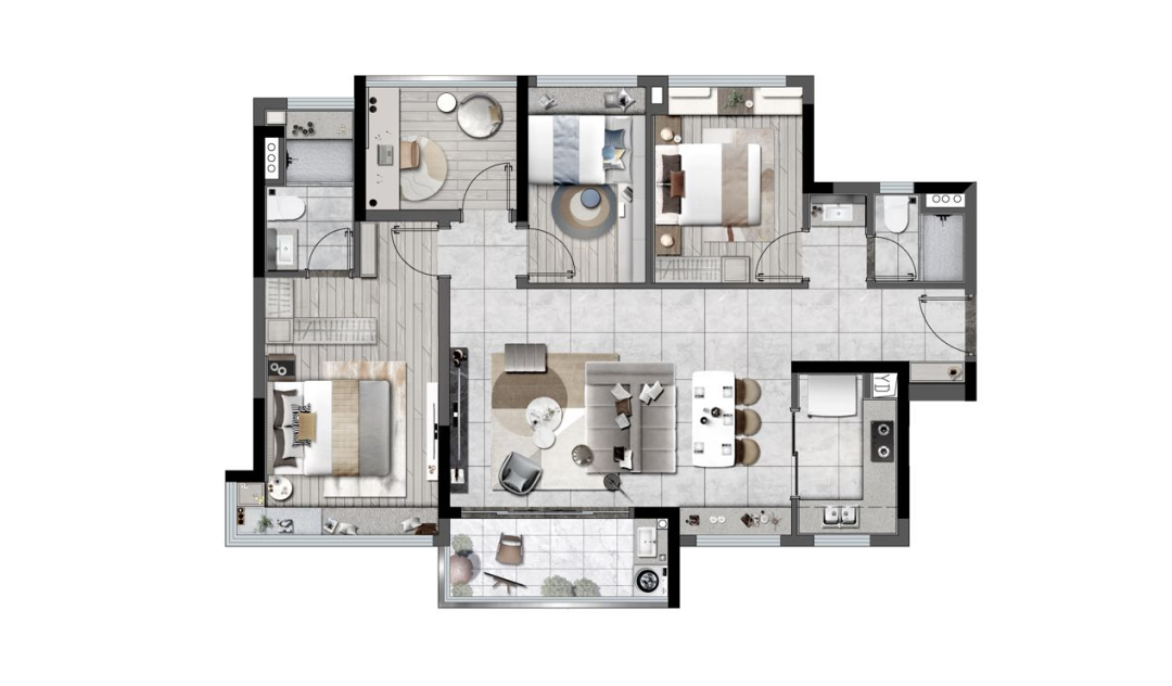 荔湾芳村【越秀正荣天樾湾】87㎡~127㎡，总价300万可上车！