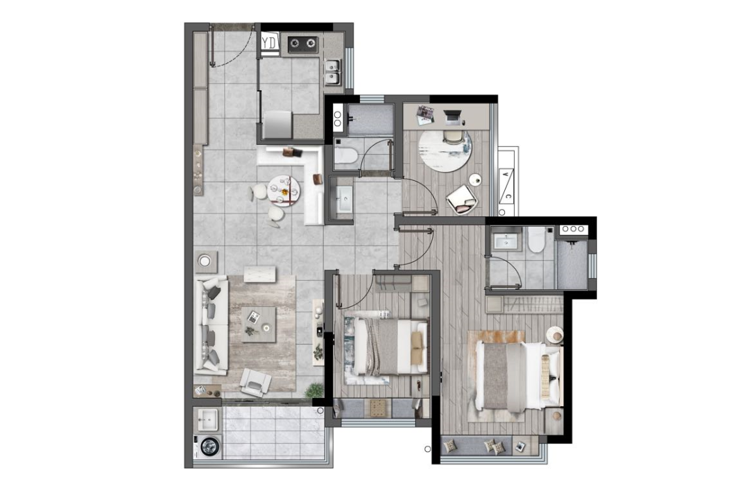 荔湾芳村【越秀正荣天樾湾】87㎡~127㎡，总价300万可上车！