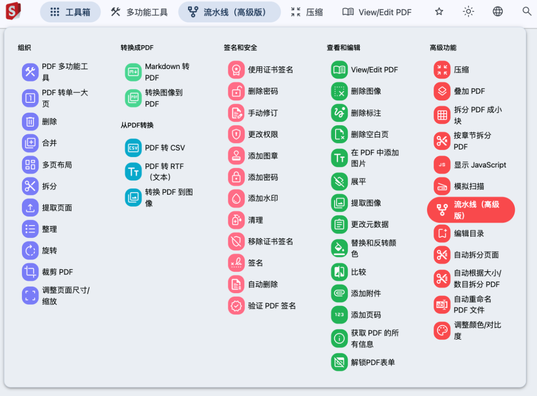告别付费！开源 PDF 神器，50+ 功能全免费