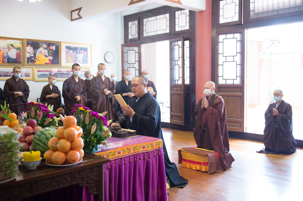 新成长老圆寂百日，光孝寺两序大众深切缅怀