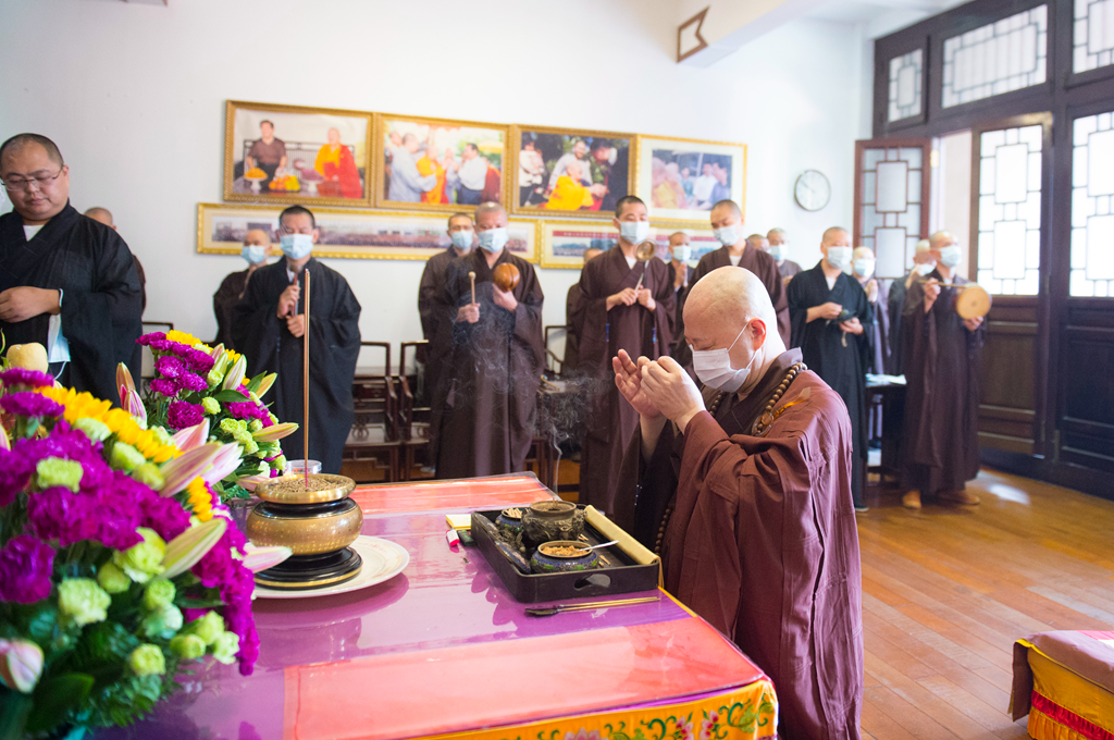 新成长老圆寂百日，光孝寺两序大众深切缅怀