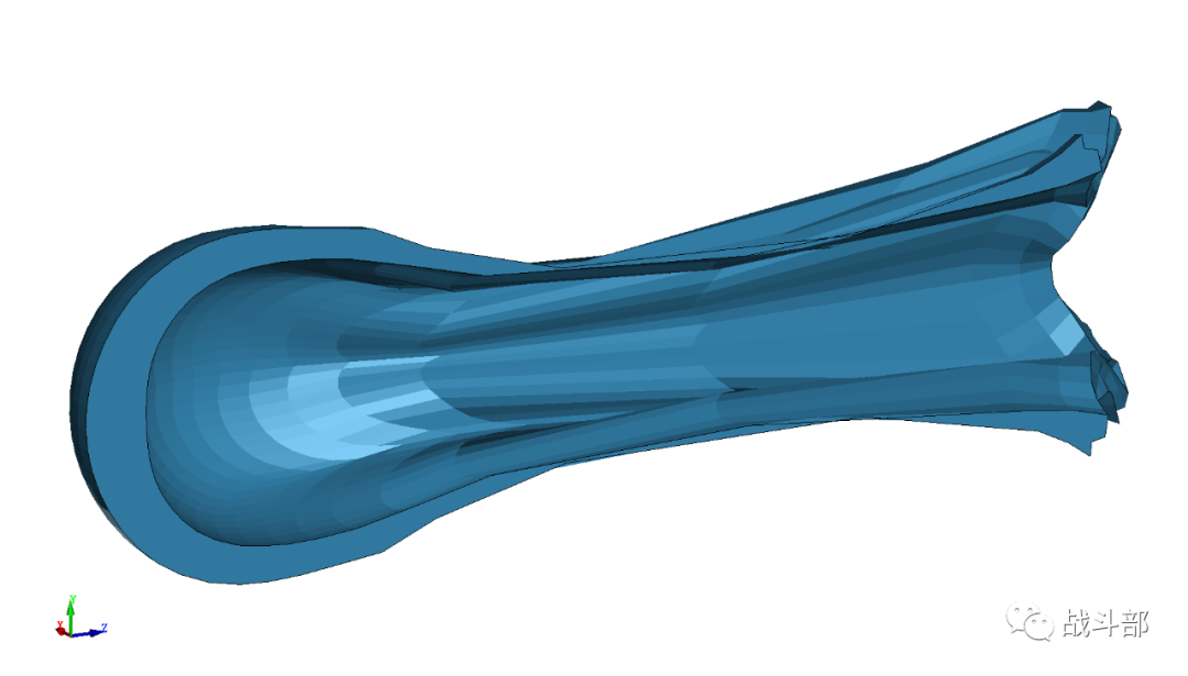 LS-DYNA | EFP外弹道飞行流场的图3
