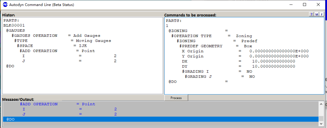 AUTODYN | 前后处理命令流技术的图3