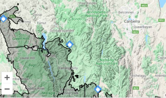 ACT延长“警戒状态”,火势持续蔓延至堪培拉边界7公里外。这个周末三大火场汇合，60万公顷