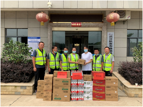 千里送關(guān)懷，公司工會(huì)慰問(wèn)各大防汛點(diǎn)