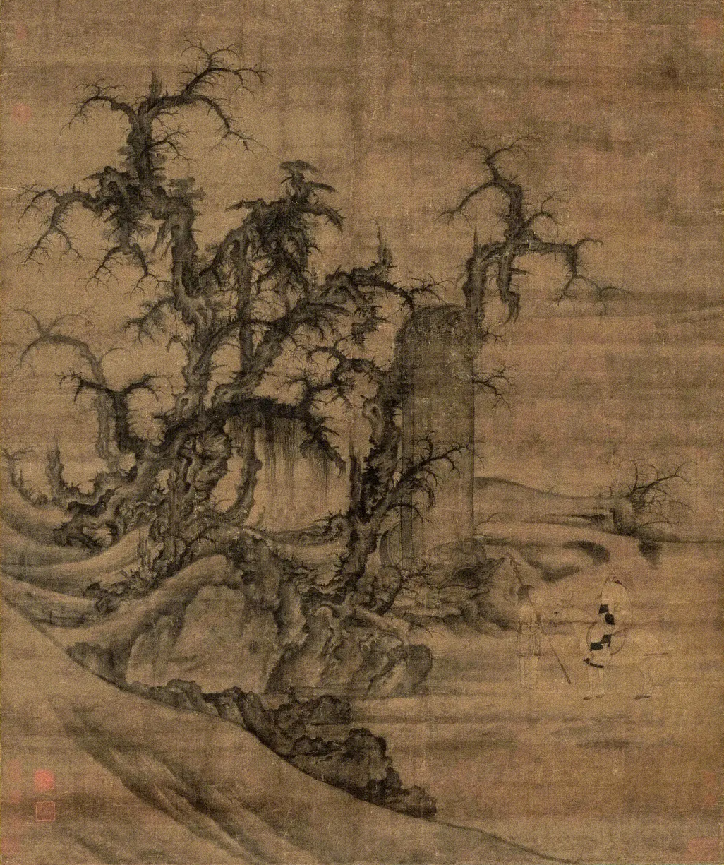 范宽《溪山行旅图》·现藏于台北故宫博物院