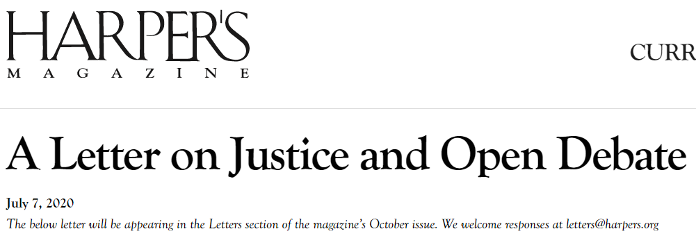 福山,Rowling等超百位知识分子联名呼吁保护言论自由