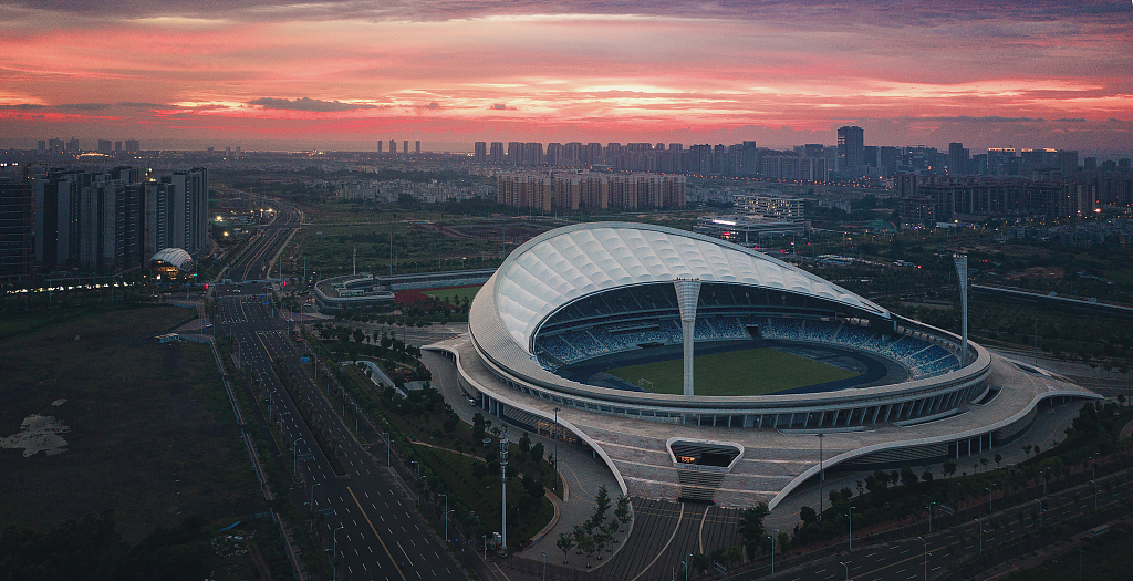 海口五源河体育馆海南大型体育馆万宁市文化体育广场项目效果图项目