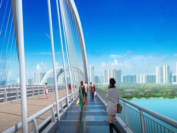 下摄司大桥建啥样你说了算已经有四万人参与进来