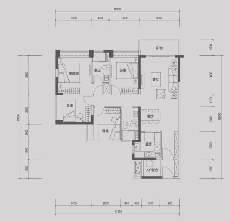 广州国际金融城┃珠江天力125~180㎡