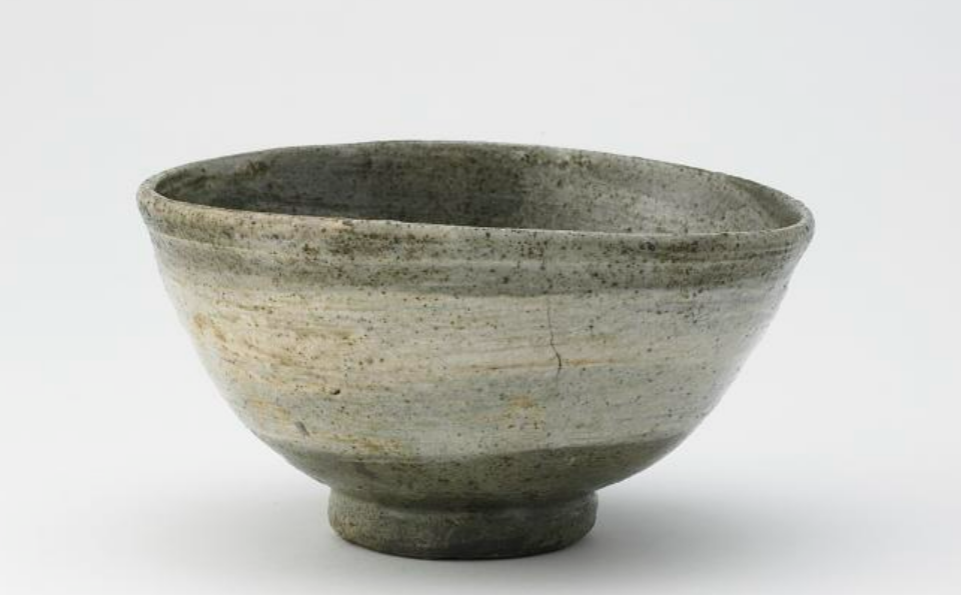 命名为"古松",深卵形陶瓷江户时代日本,岛根县,松江,可能是乐山窑山居