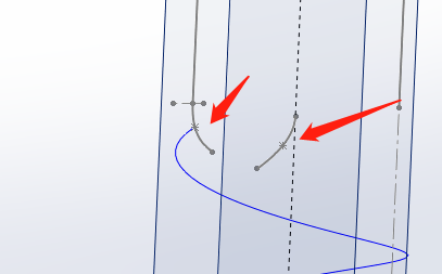 技巧分享 | SOLIDWORKS 空间曲线衔接操作示例的图4