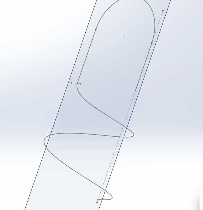 技巧分享 | SOLIDWORKS 空间曲线衔接操作示例的图1