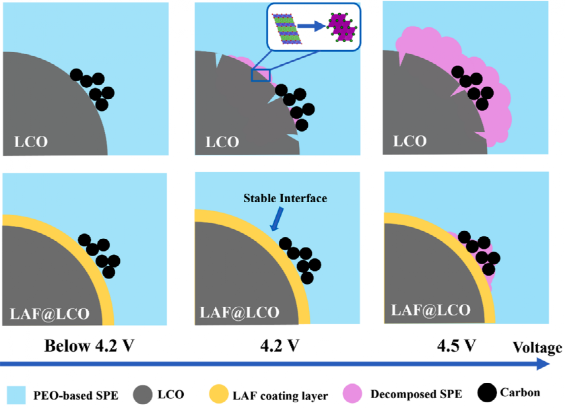 全固态电池在高电压下的界面失效机制的图8