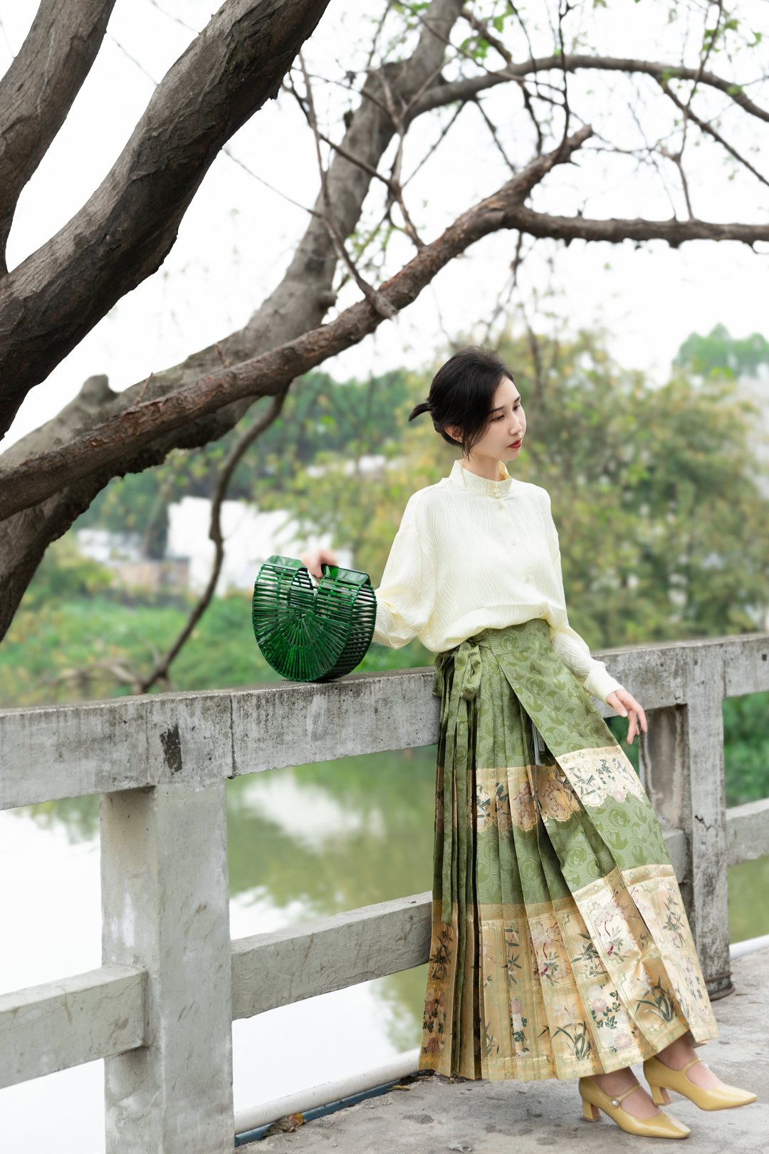 終于看到有人把馬面裙穿好看了！