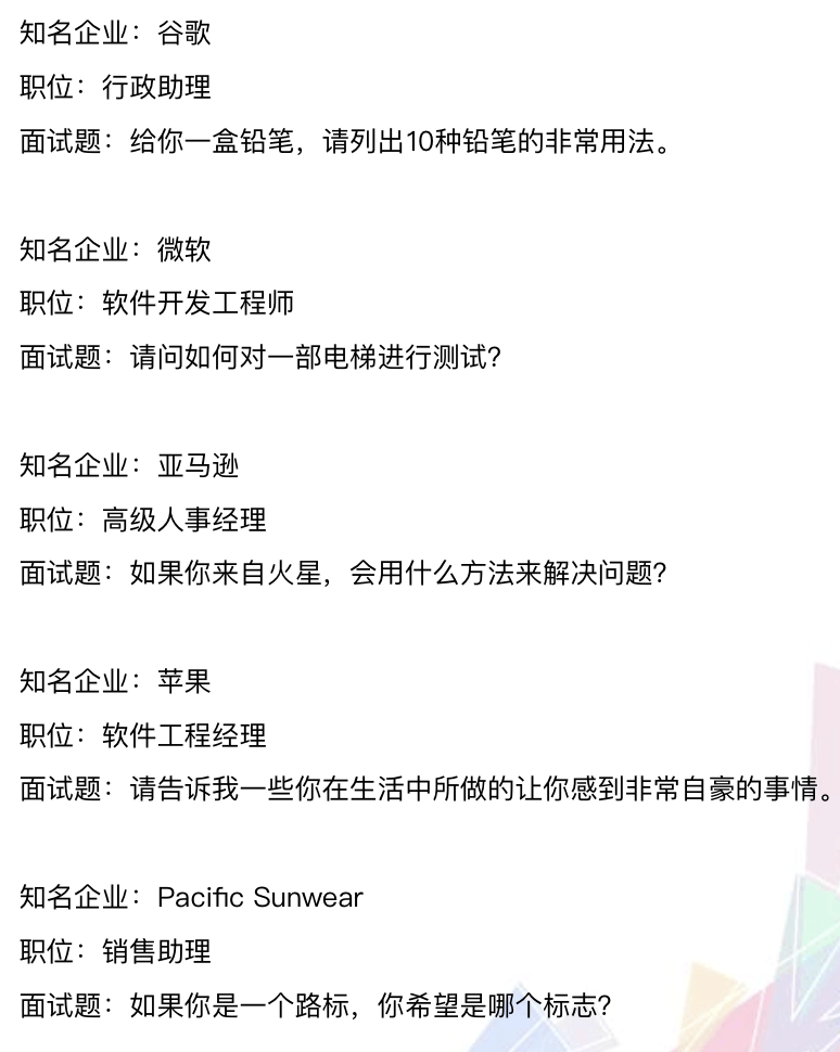 华为奇葩面试题爆火出圈 Hr水平太次 想去科技巨头 都要做好被 为难 的准备 文化人才在线 微信公众号文章 微小领