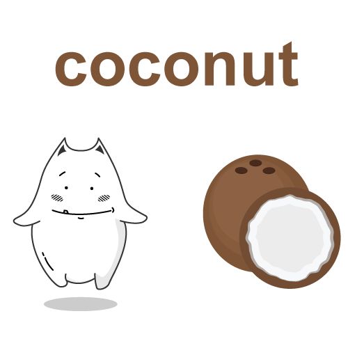 coconut简笔画图片