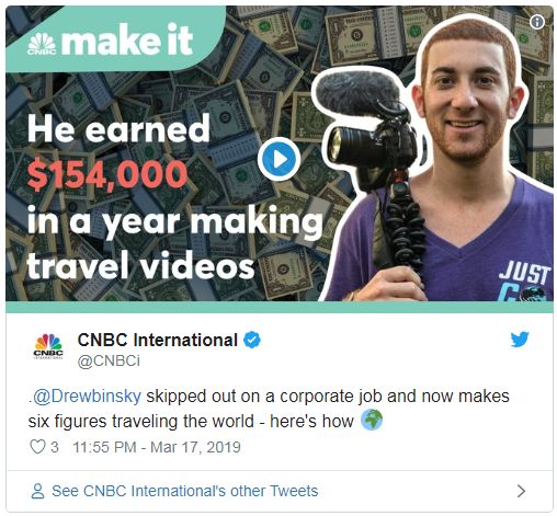 月入$1千~3万 如何做一个旅游视频制作人