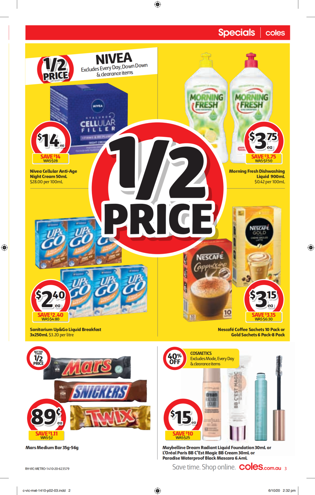 Coles、Woolies半价商品来啦! 就在10月14日-20日，鸡排、杏仁奶、牙膏等打折了（组图） - 2