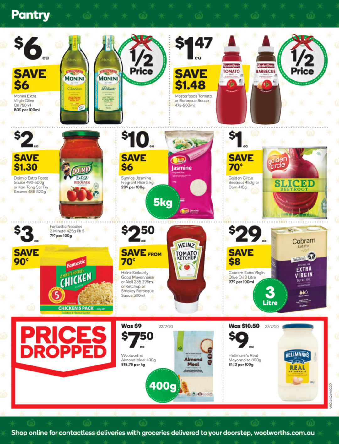 Woolies半价商品信息汇总，就在11月18日-11月24日！大米、橄榄油、BBQ酱降价...（组图） - 30