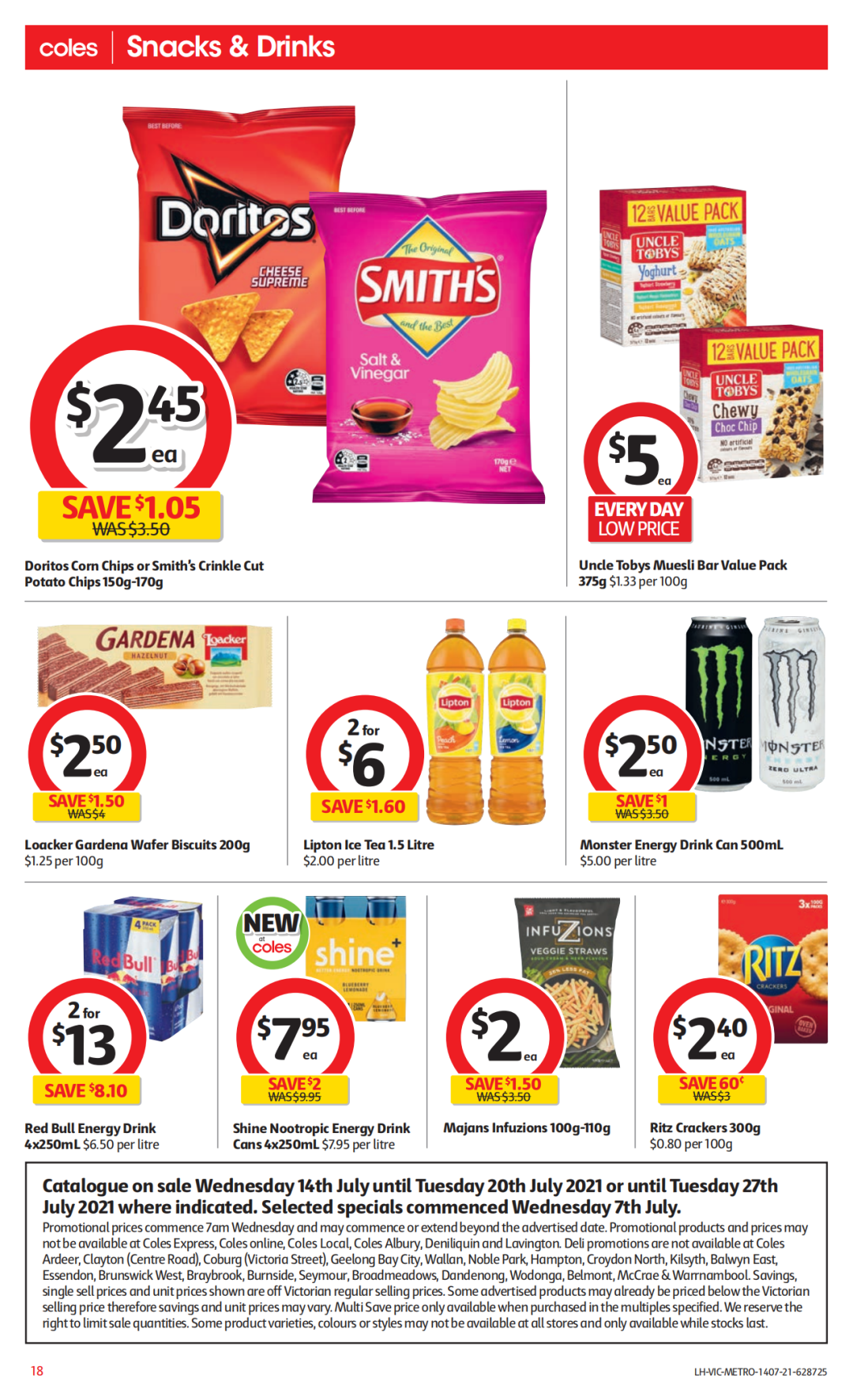 Coles 7月14日-7月20日折扣，红米半价、冻鸭5.6折 - 18