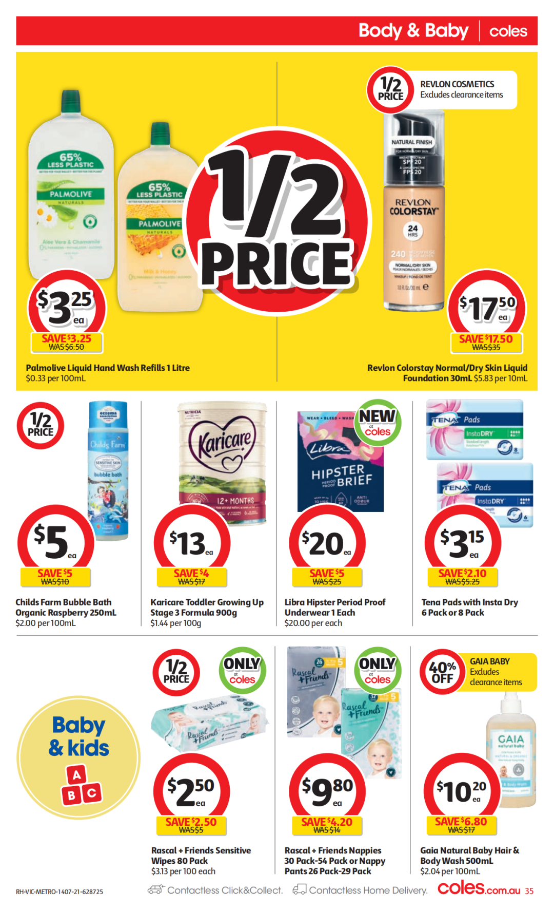 Coles 7月14日-7月20日折扣，红米半价、冻鸭5.6折 - 35