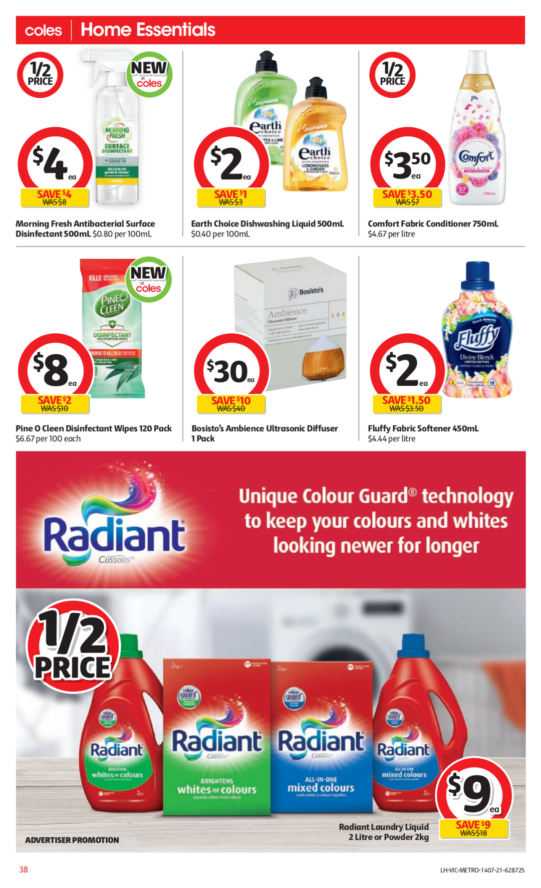 Coles 7月14日-7月20日折扣，红米半价、冻鸭5.6折 - 38