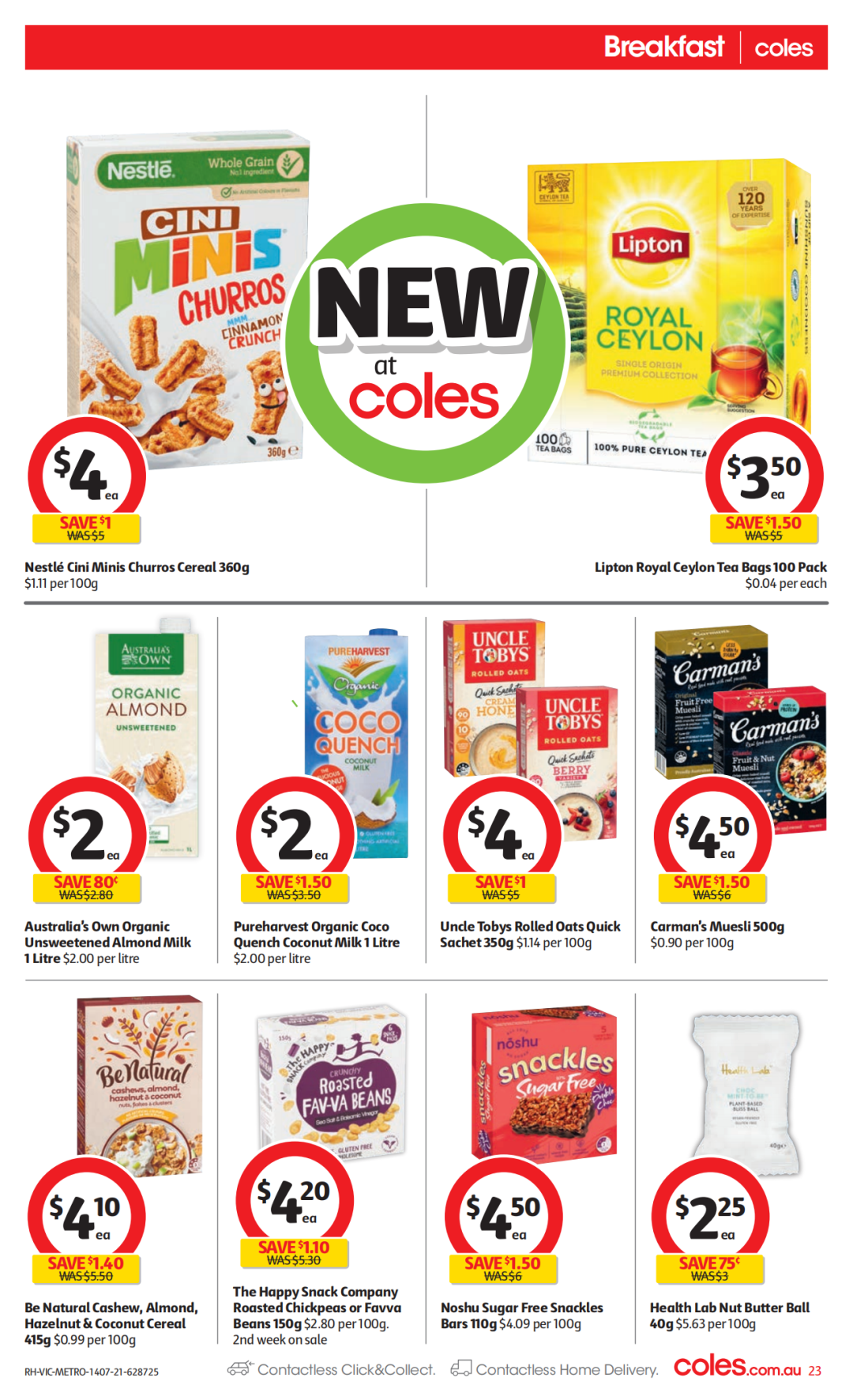 Coles 7月14日-7月20日折扣，红米半价、冻鸭5.6折 - 23