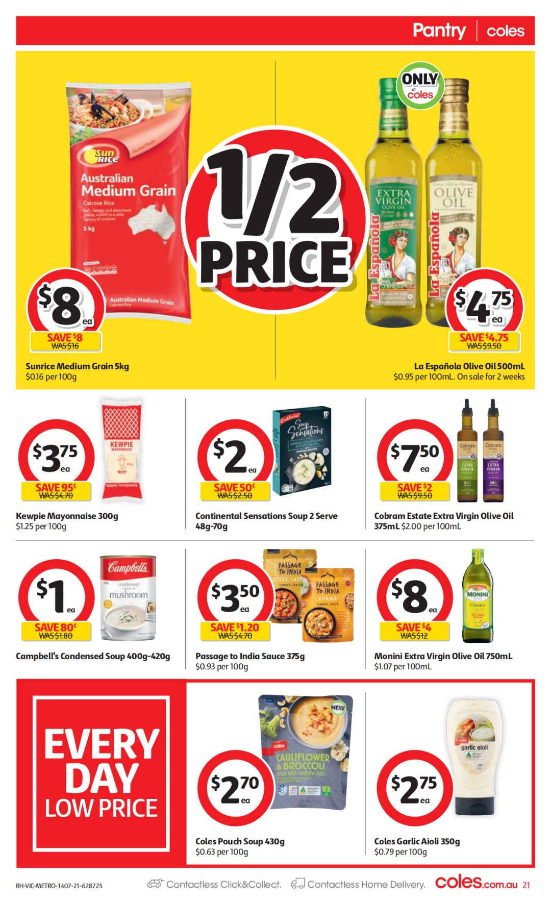 Coles 7月14日-7月20日折扣，红米半价、冻鸭5.6折 - 21