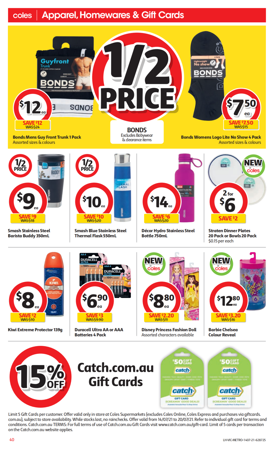 Coles 7月14日-7月20日折扣，红米半价、冻鸭5.6折 - 40