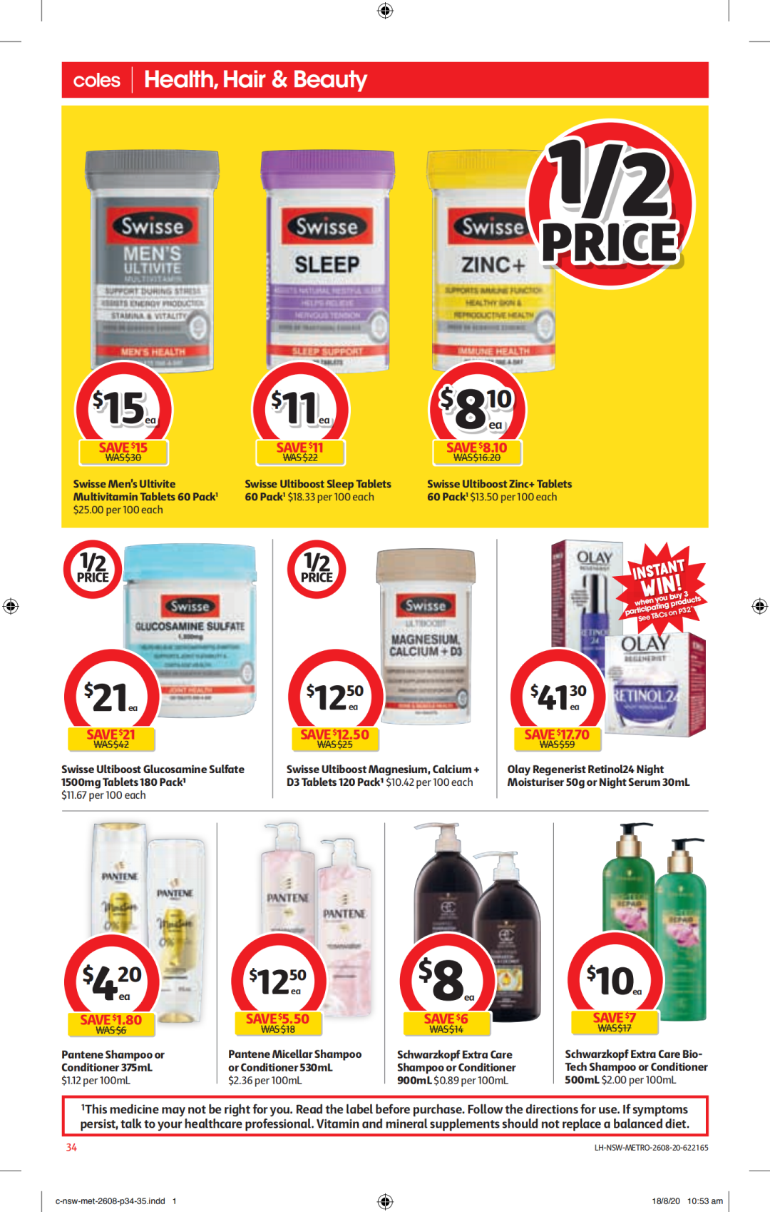 Coles、Woolworths最新折扣商品来啦！就在8月26日-9月1日，好奇纸尿裤半价...（组图） - 12