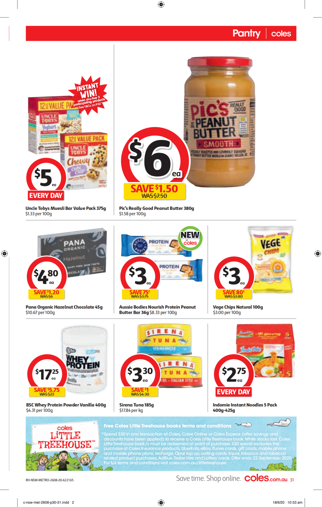 Coles、Woolworths最新折扣商品来啦！就在8月26日-9月1日，好奇纸尿裤半价...（组图） - 30
