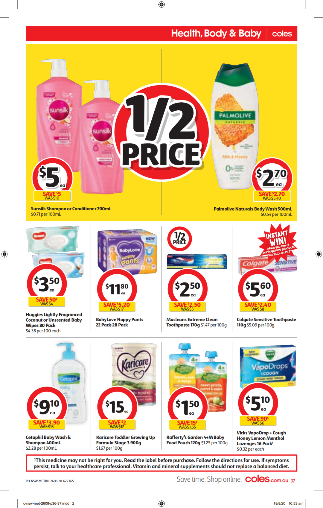 Coles、Woolworths最新折扣商品来啦！就在8月26日-9月1日，好奇纸尿裤半价...（组图） - 3