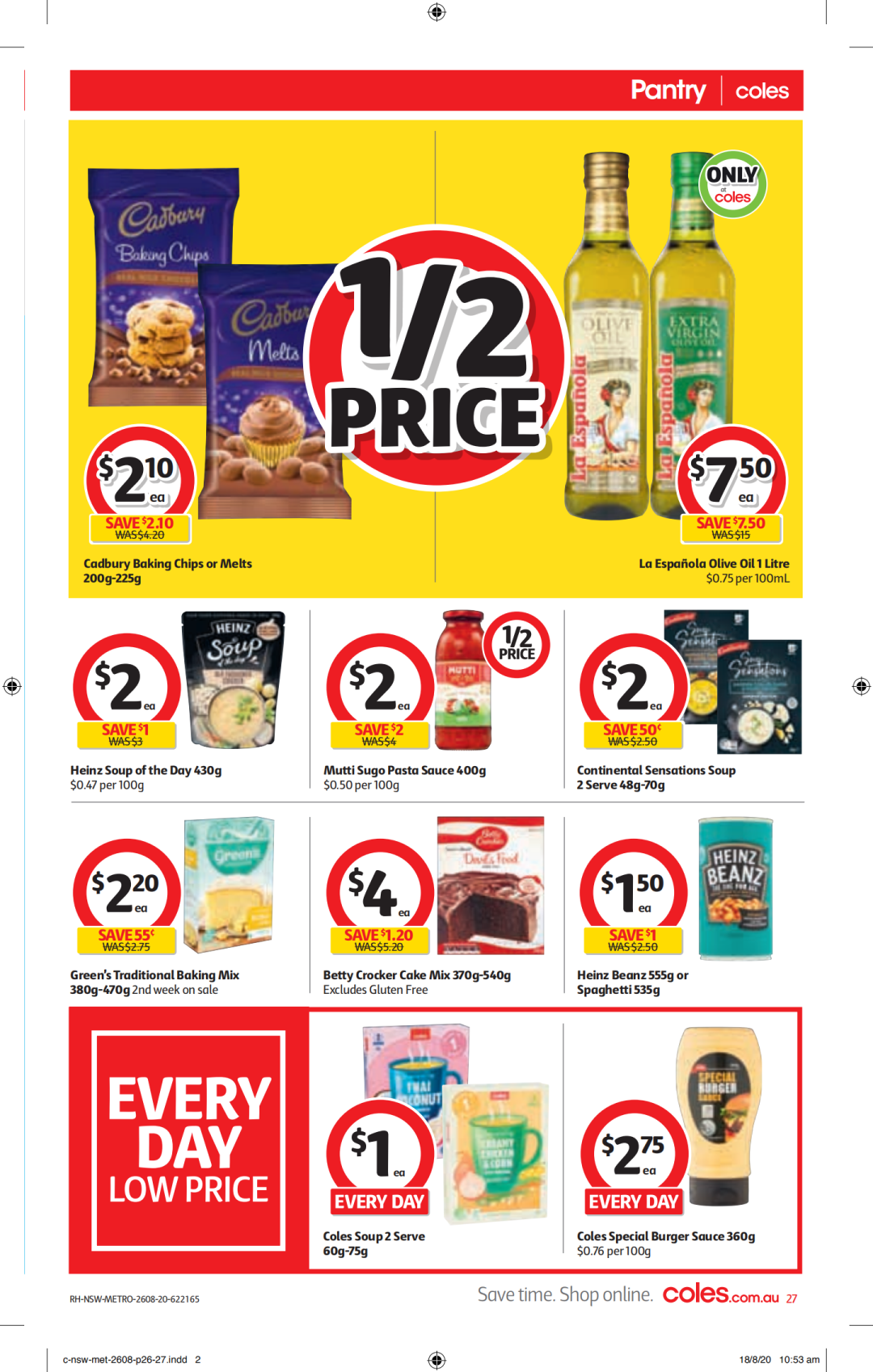 Coles、Woolworths最新折扣商品来啦！就在8月26日-9月1日，好奇纸尿裤半价...（组图） - 4