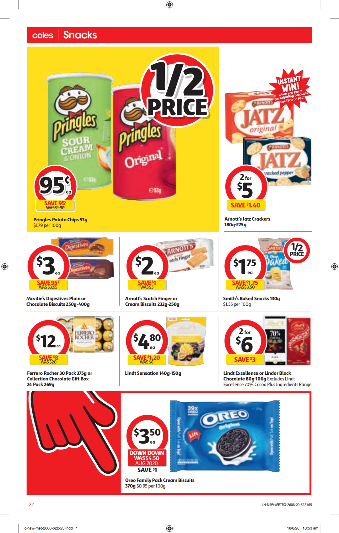 Coles、Woolworths最新折扣商品来啦！就在8月26日-9月1日，好奇纸尿裤半价...（组图） - 9