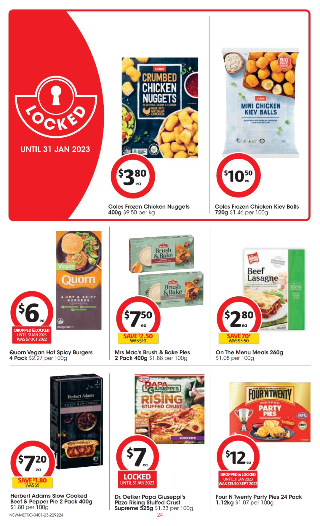 Coles 1月4日-1月10日折扣，洗碗精、蛋白粉半价（组图） - 24