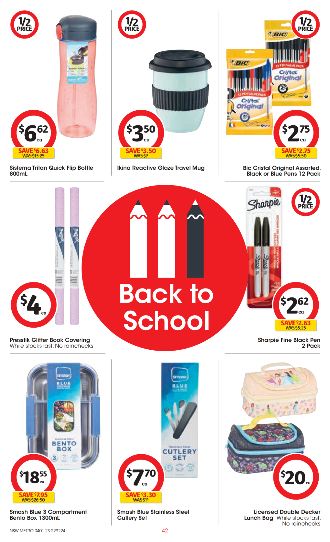 Coles 1月4日-1月10日折扣，洗碗精、蛋白粉半价（组图） - 42