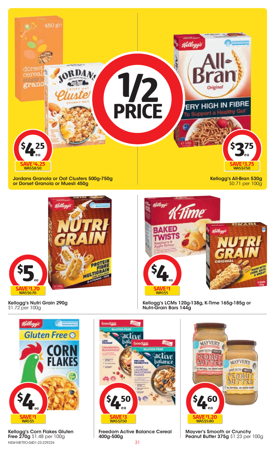 Coles 1月4日-1月10日折扣，洗碗精、蛋白粉半价（组图） - 31