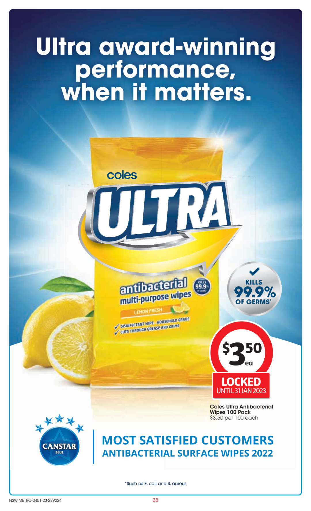 Coles 1月4日-1月10日折扣，洗碗精、蛋白粉半价（组图） - 38