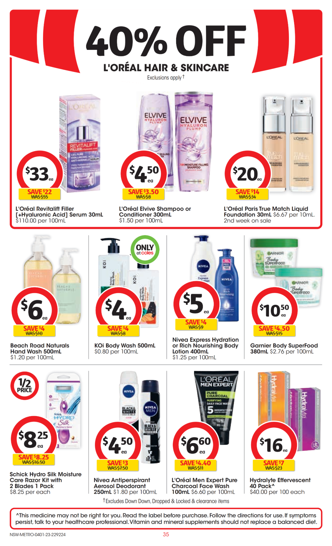 Coles 1月4日-1月10日折扣，洗碗精、蛋白粉半价（组图） - 35