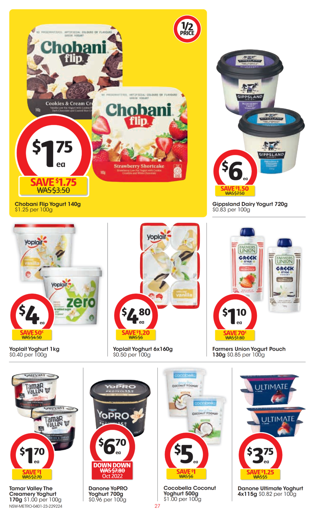 Coles 1月4日-1月10日折扣，洗碗精、蛋白粉半价（组图） - 27