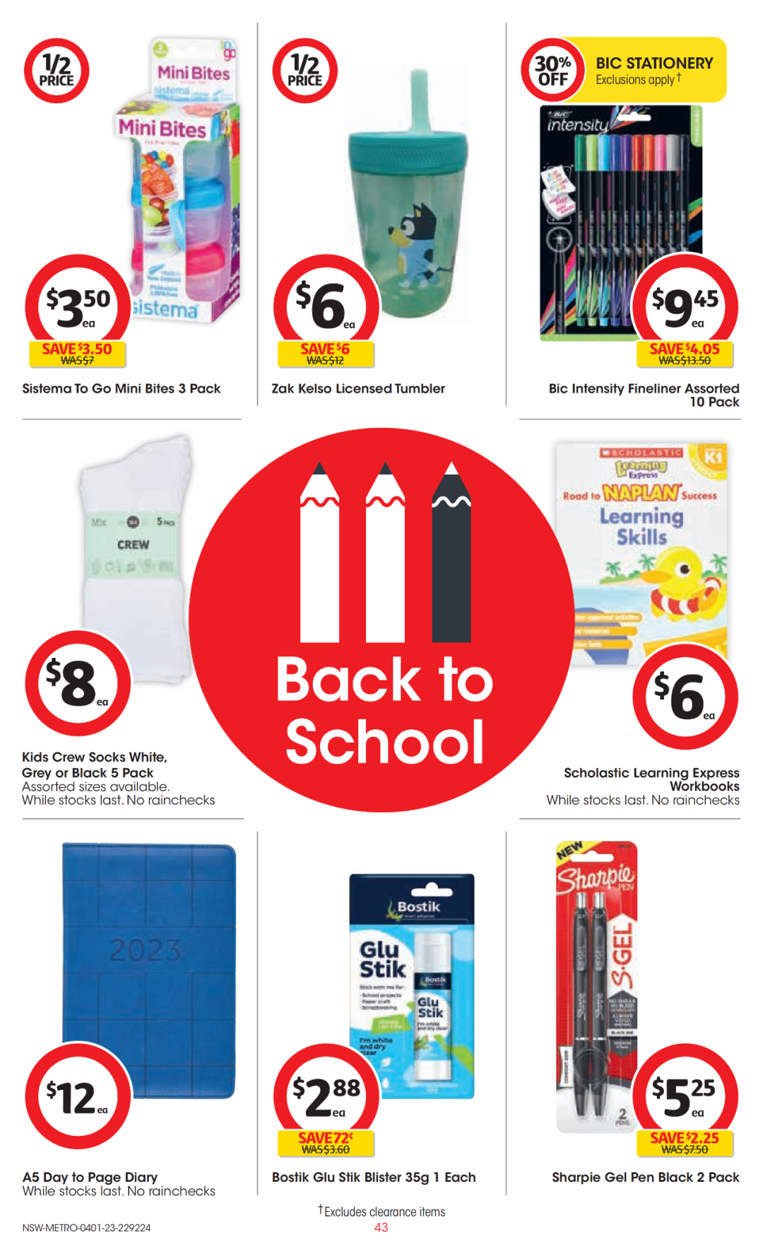 Coles 1月4日-1月10日折扣，洗碗精、蛋白粉半价（组图） - 43